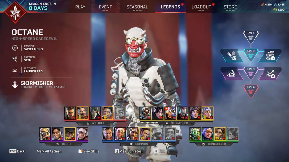 Game account sale Apex Legends